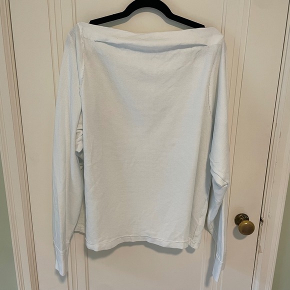 Free People Tops - Free People We The Free Thermal Waffle Knit Boat Neck Top Large